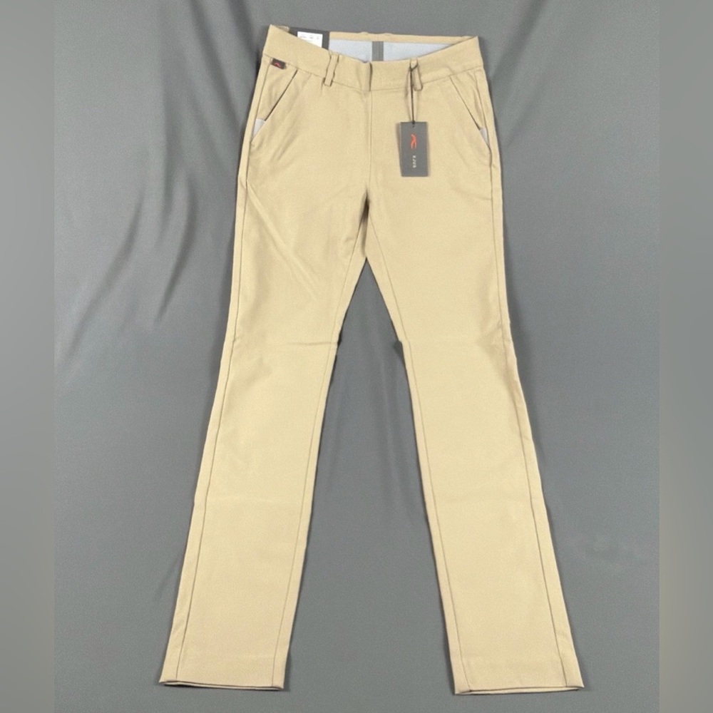 KJUS Womens Golf Pants Ikala Treggings Small Oxford Tan Viscose Polyamide